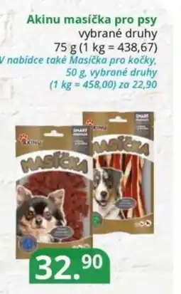 Potraviny CZ Akinu masíčka pro psy nabídka