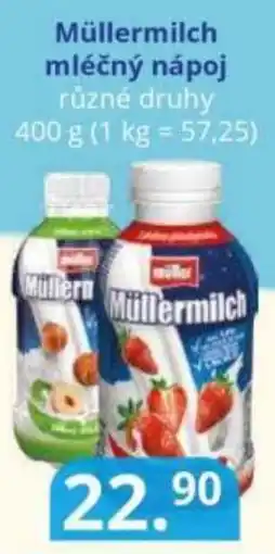 Potraviny CZ Müllermilch mléčný nápoj nabídka