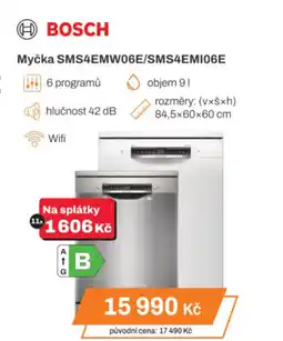 Expert BOSCH Myčka SMS4EMW06E/SMS4EMI06E nabídka