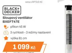 Expert Sloupový ventilátor BXEFT47E nabídka