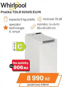 Expert Whirlpool Pračka TDLR 6240S EU/N nabídka