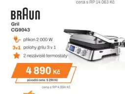 Expert BRAUN Gril CG9043 nabídka