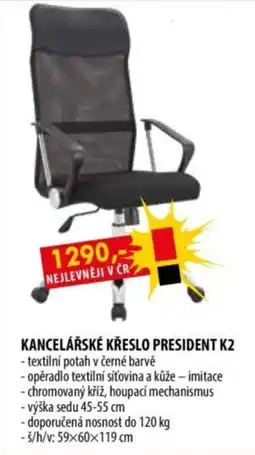 IDEA nábytek KANCELÁŘSKÉ KŘESLO PRESIDENT K2 nabídka