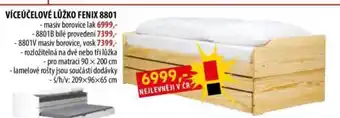 IDEA nábytek VÍCEÚČELOVÉ LŮŽKO FENIX 8801 nabídka