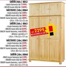 IDEA nábytek SKŘÍŇ (4dv.) 8852 nabídka