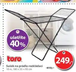 Kitos Toro sušák na prádlo rozkládací nabídka