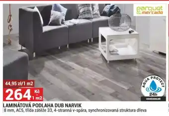 Merkury Market LAMINÁTOVÁ PODLAHA DUB NARVIK nabídka