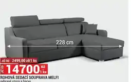 Merkury Market ROHOVÁ SEDACÍ SOUPRAVA MELFI nabídka
