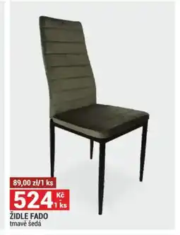 Merkury Market ŽIDLE FADO tmavě šedá nabídka
