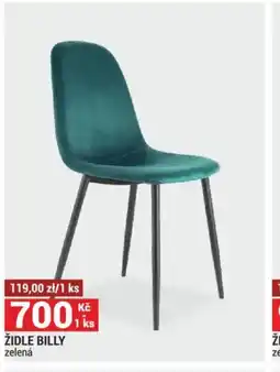Merkury Market ŽIDLE BILLY zelená nabídka