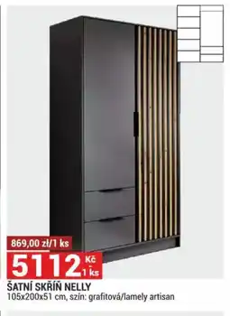 Merkury Market ŠATNÍ SKŘÍŇ NELLY nabídka