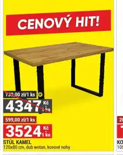 Merkury Market STŮL KAMEL nabídka