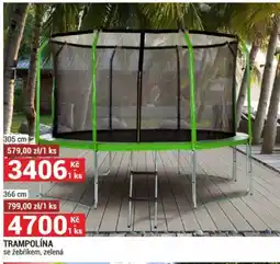 Merkury Market TRAMPOLÍNA se žebříkem, zelená nabídka