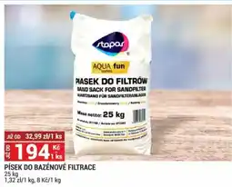 Merkury Market PÍSEK DO BAZÉNOVÉ FILTRACE nabídka