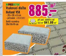 Hornbach *PRESBETON* Vsakovací dlažba Holland VSK nabídka
