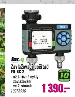Hornbach Zavlažovací počítač FQ-BC 2 nabídka