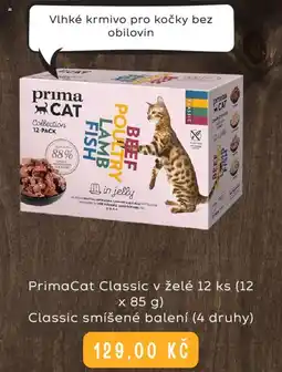 PrimaCat Classic v želé 12 ks (12