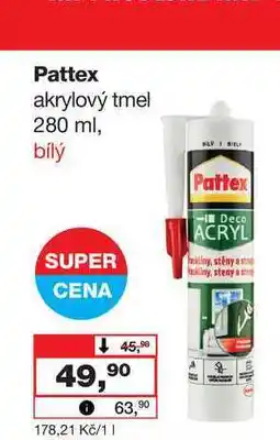 Barvy a laky drogerie Pattex akrylový tmel 280 ml, bílý nabídka