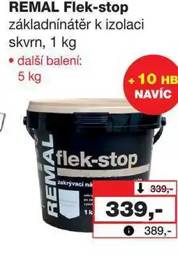 Barvy a laky drogerie REMAL Flek-stop základnínátěr k izolaci skvrn, 1 kg nabídka
