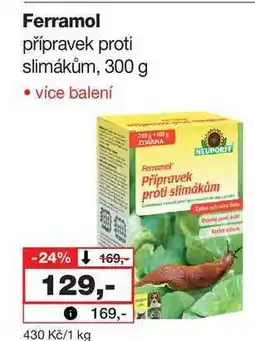 Barvy a laky drogerie Ferramol přípravek proti slimákům, 300 g nabídka