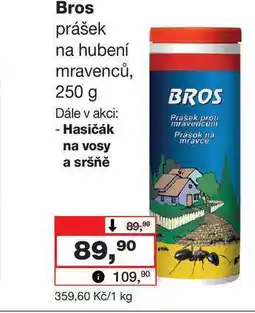 Barvy a laky drogerie Bros prášek na hubení mravenců, 250 g nabídka