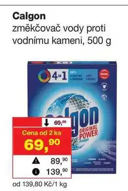 Barvy a laky drogerie Calgon změkčovač vody proti vodnímu kameni, 500 g nabídka