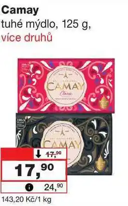 Barvy a laky drogerie Camay tuhé mýdlo, 125 g nabídka