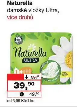 Barvy a laky drogerie Naturella dámské vložky Ultra, více druhů nabídka