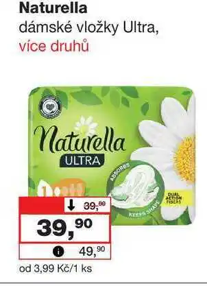 Barvy a laky drogerie Naturella dámské vložky Ultra, více druhů nabídka