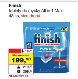 Barvy a laky drogerie Finish tablety do myčky All in 1 Max, 48 ks nabídka