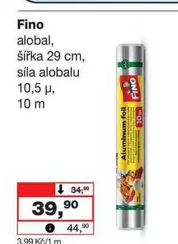 Barvy a laky drogerie Fino alobal, šířka 29 cm, síla alobalu 10,5 μ, 10 m nabídka