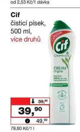 Barvy a laky drogerie Cif čisticí písek, 500 ml nabídka