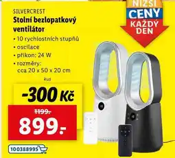 Lidl Stolní bezlopatkový ventilátor nabídka