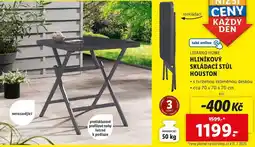 Lidl HLINÍKOVÝ SKLÁDACÍ STŮL HOUSTON nabídka