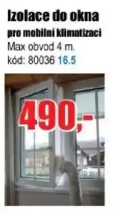EVA Izolace do okna pro mobilní klimatizaci nabídka