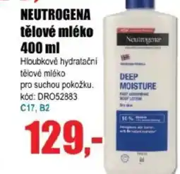 EVA NEUTROGENA tělové mléko nabídka