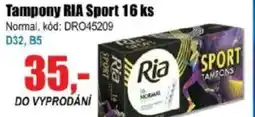 EVA Tampony RIA Sport nabídka