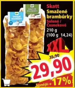 Norma Skatt Smažené brambůrky nabídka