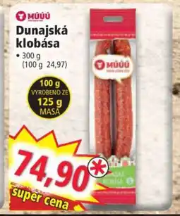Norma Dunajská klobása nabídka
