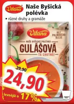 Norma Naše byšická polévka nabídka
