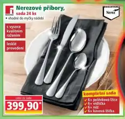 Norma Nerezové příbory, sada 24 ks nabídka