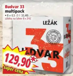 Norma Budvar 33 multipack nabídka