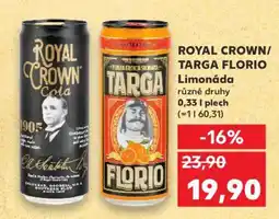 Kaufland Royal Crown, Targa Florio nabídka
