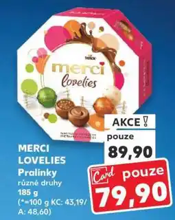 Kaufland MERCI LOVELIES Pralinky nabídka