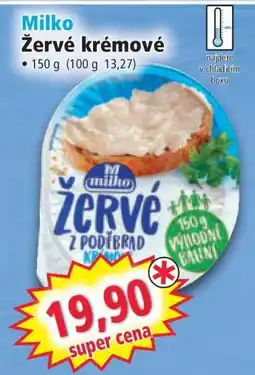 Norma Milko Žervé krémové nabídka