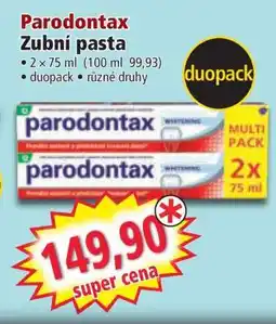 Norma Parodontax zubní pasta nabídka