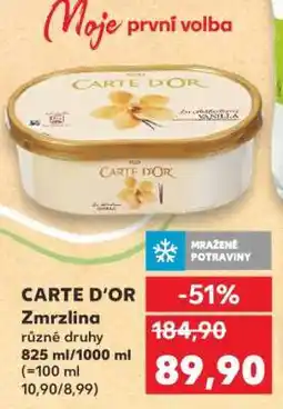 Kaufland Carte d’Or Zmrzlina nabídka