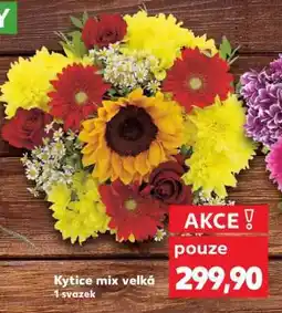 Kaufland Kytice mix velká nabídka
