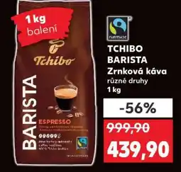 Kaufland Tchibo Barista zrnková káva nabídka