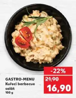Kaufland GASTRO-MENU Kuřecí barbecue salát nabídka